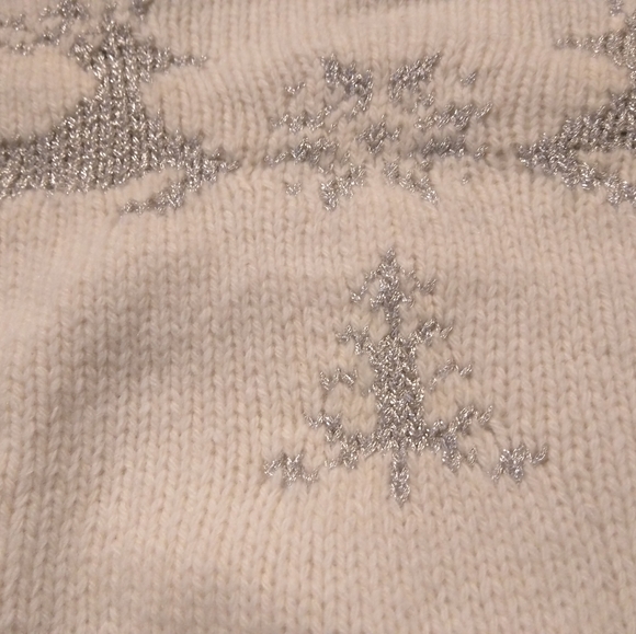 Ralph Lauren Hand Knit Ivory Reindeer Snowflake Sweater Ivory Wool Cashmere 5 - Picture 8 of 16